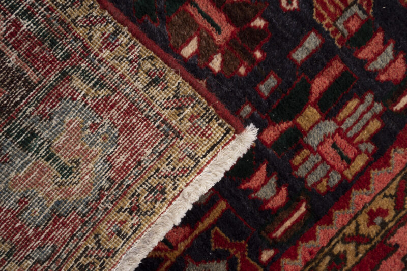 Antique Bakhshayesh Runner With Stepped Medallion, C.1910–1930 458*116Cm - Image 9