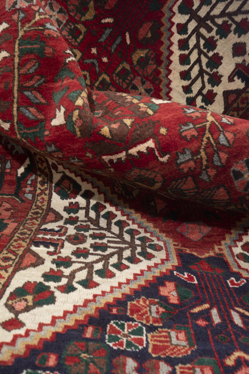 Antique Bakhshayesh Runner With Stepped Medallion, C.1910–1930 458*116Cm - Image 6