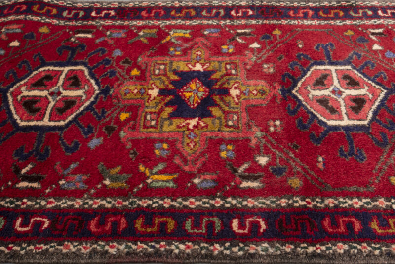 Antique Qaraja Carpet Runner 444*71Cm - Image 4