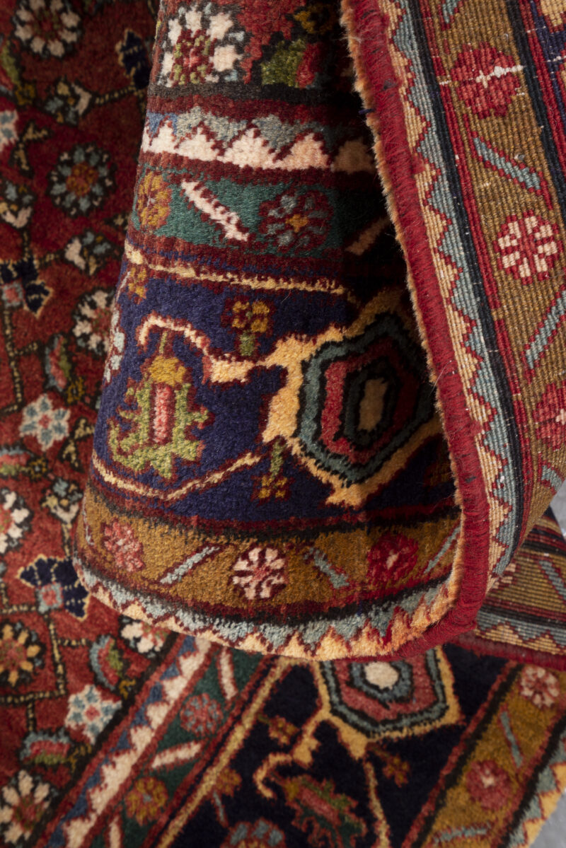 Semi Antique Zanjan Mahi Qalat Carpet 342*226Cm - Image 11