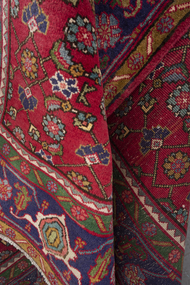 Semi Antique Zanjan Mahi Qalat Carpet 321*222Cm - Image 6