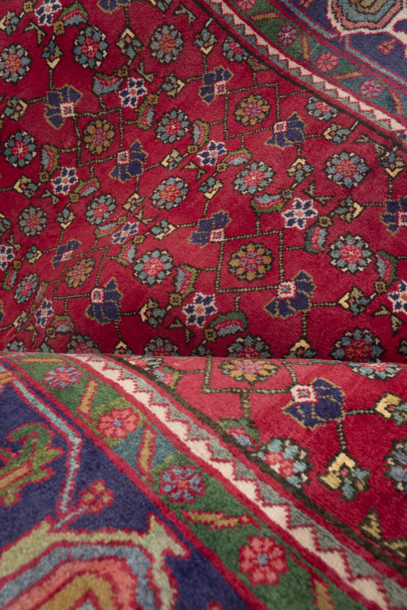 Semi Antique Zanjan Mahi Qalat Carpet 321*222Cm - Image 7