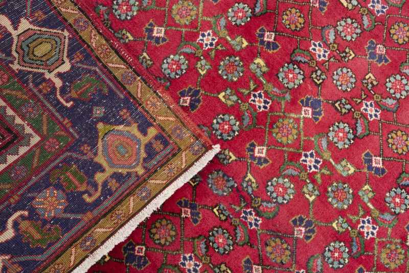 Semi Antique Zanjan Mahi Qalat Carpet 321*222Cm - Image 9