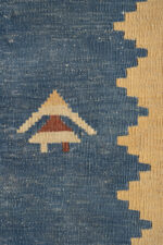 Vintage Qashqai Firuz Abad Double Toranj Kilim 3SQM - Image 7