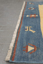 Vintage Qashqai Firuz Abad Double Toranj Kilim 3SQM - Image 6