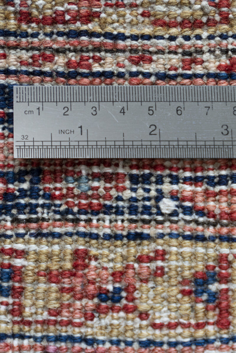 Antique Heriz Pictorial Carpet Runner 371*123Cm - Image 8