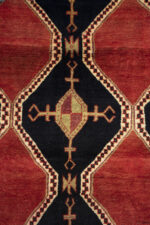 Vintage Dehaj Diamond Lattice Persian Rug c.1950s 285*200CM - Image 5