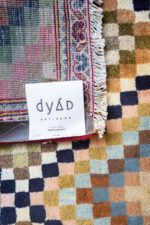 RG154 Contemporary Persian Ardakan Checkered Lozenges Rug Runner 7