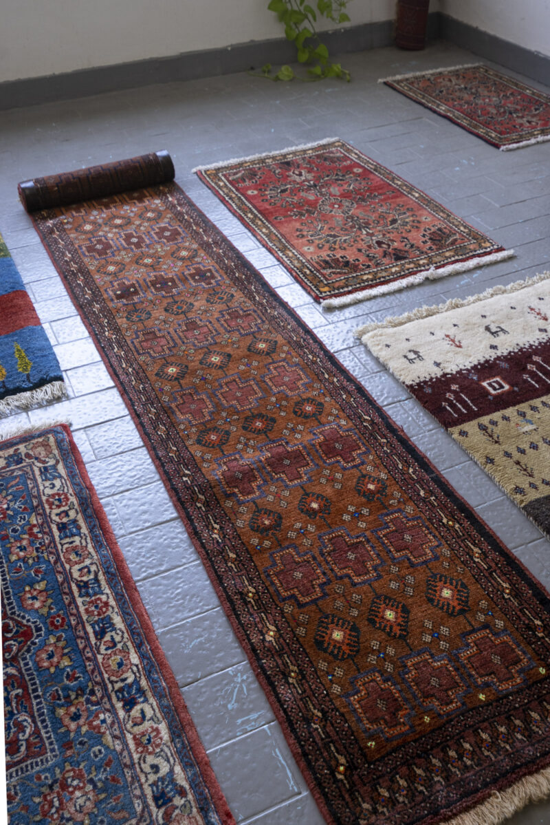 Khorasan Baluch Chalipa Persian Carpet Runner C.1960S 269*48Cm - Image 2