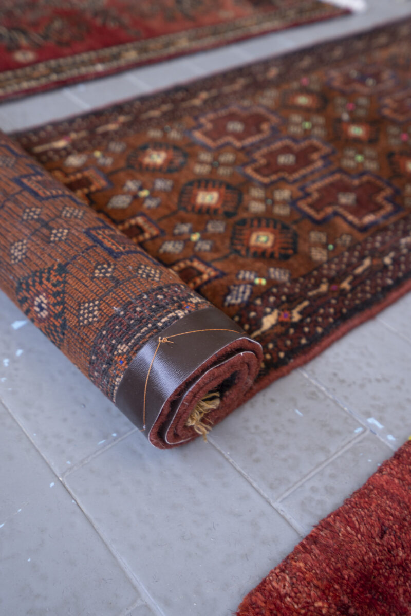 Khorasan Baluch Chalipa Persian Carpet Runner C.1960S 269*48Cm - Image 4