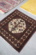 Semi Antique Baluch Morqi Carpet  64*60CM - Image 2
