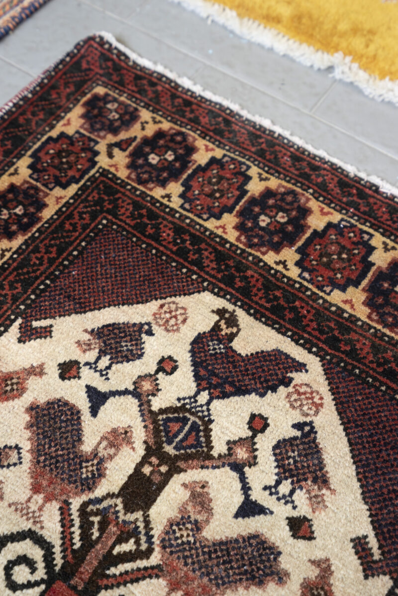 Semi Antique Baluch Morqi Carpet  64*60CM - Image 3