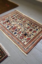 Semi Antique Afshar Vases Carpet 83*55CM - Image 2
