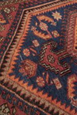 Tarom Persian Rug Flaming Diamond Design, Zanjan Region c. 1970s 207*133CM - Image 5