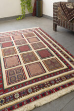 Contemporary Sirjan Afshar Fine Pile Soumak Persian Rug 177*133CM - Image 2