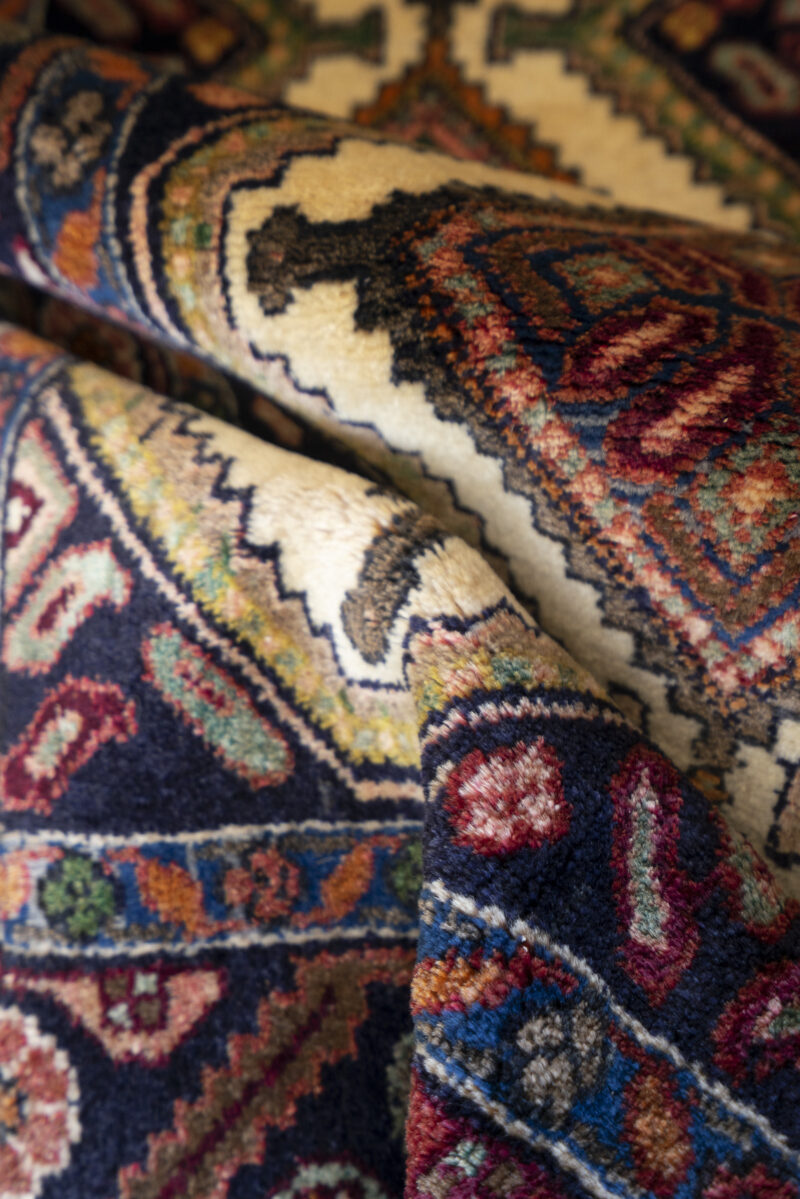 Hamadan Koliai Fine Howzi Persian Carpet Runner 275*72Cm - Image 5