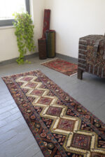Hamadan Koliai Fine Howzi Persian Carpet Runner 275*72CM - Image 2