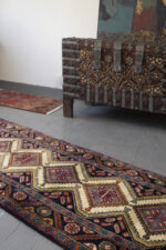Hamadan Koliai Fine Howzi Persian Carpet Runner 275*72CM - Image 3