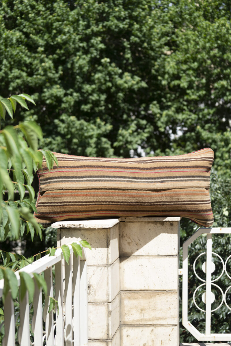 Antique Bakhtiari Carpet Cushion 108*53cm - Image 2