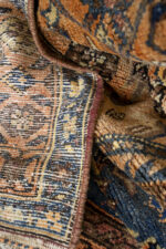 Antique Zanjan Lachak Toranj Carpet 280*135CM - Image 5