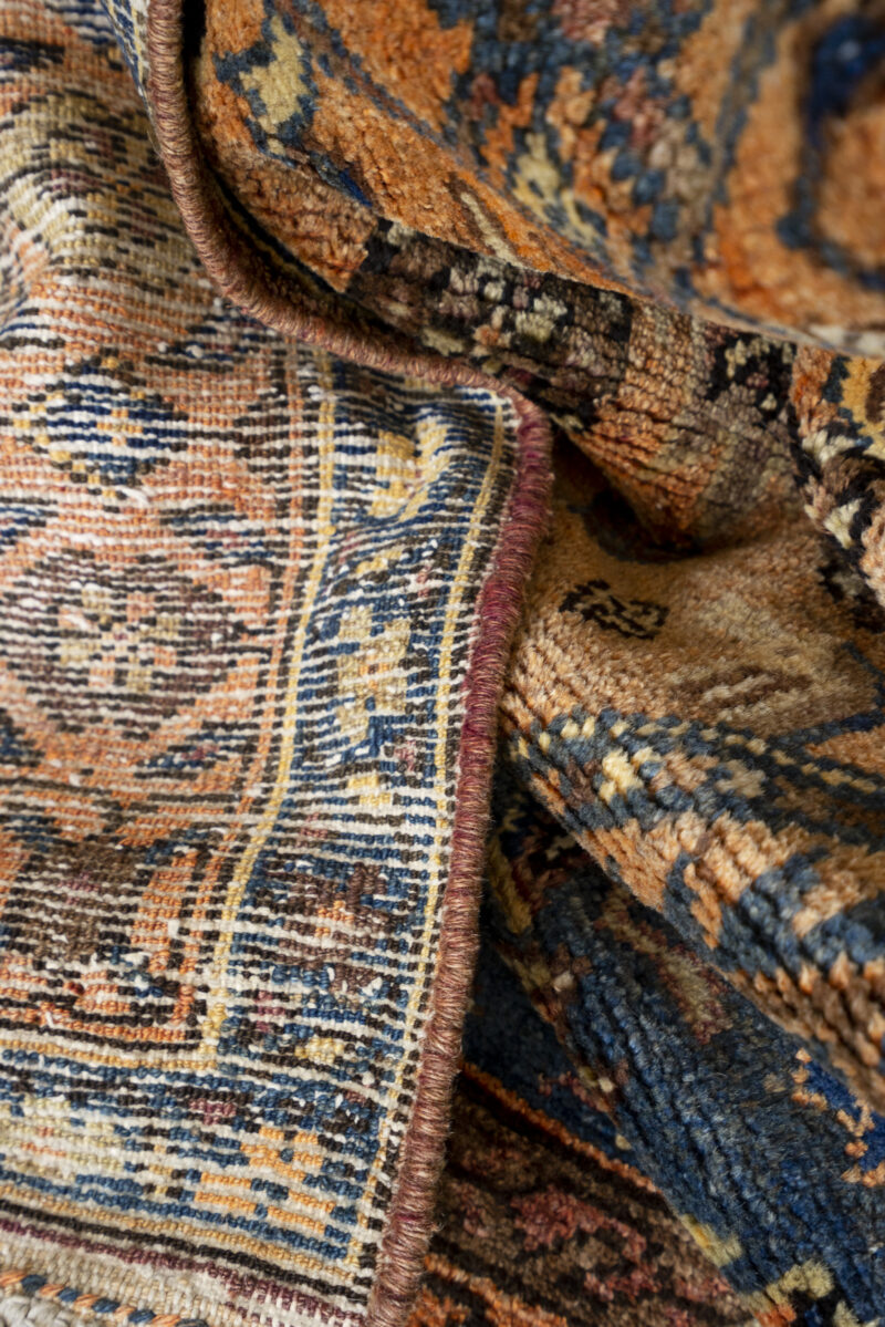 Antique Zanjan Lachak Toranj Carpet 280*135Cm - Image 5