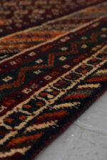 Qashqai Triple-Medallion Rug, Shesh-Boluki Cluster, c.1950, 254*63CM - Image 7