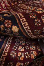 Qashqai Triple-Medallion Rug, Shesh-Boluki Cluster, c.1950, 254*63CM - Image 8