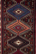 Yalame Fine Howzi Persian Carpet Runner 1970s 330*90CM - Image 3