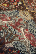 Antique Bakhtiari Faradonbeh Tree of Life Carpet Runner 420*140CM - Image 6
