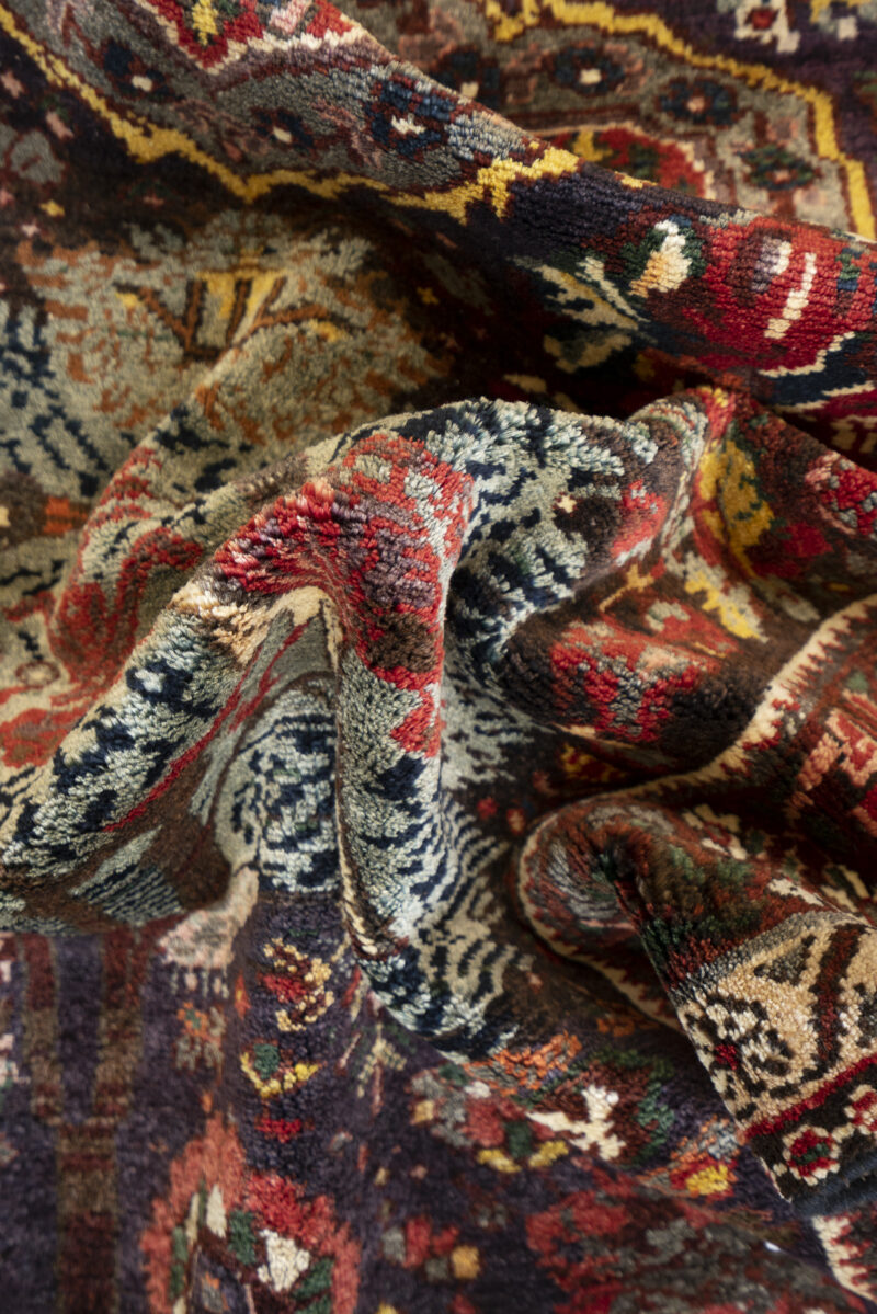 Antique Bakhtiari Faradonbeh Tree Of Life Carpet Runner 420*140Cm - Image 7