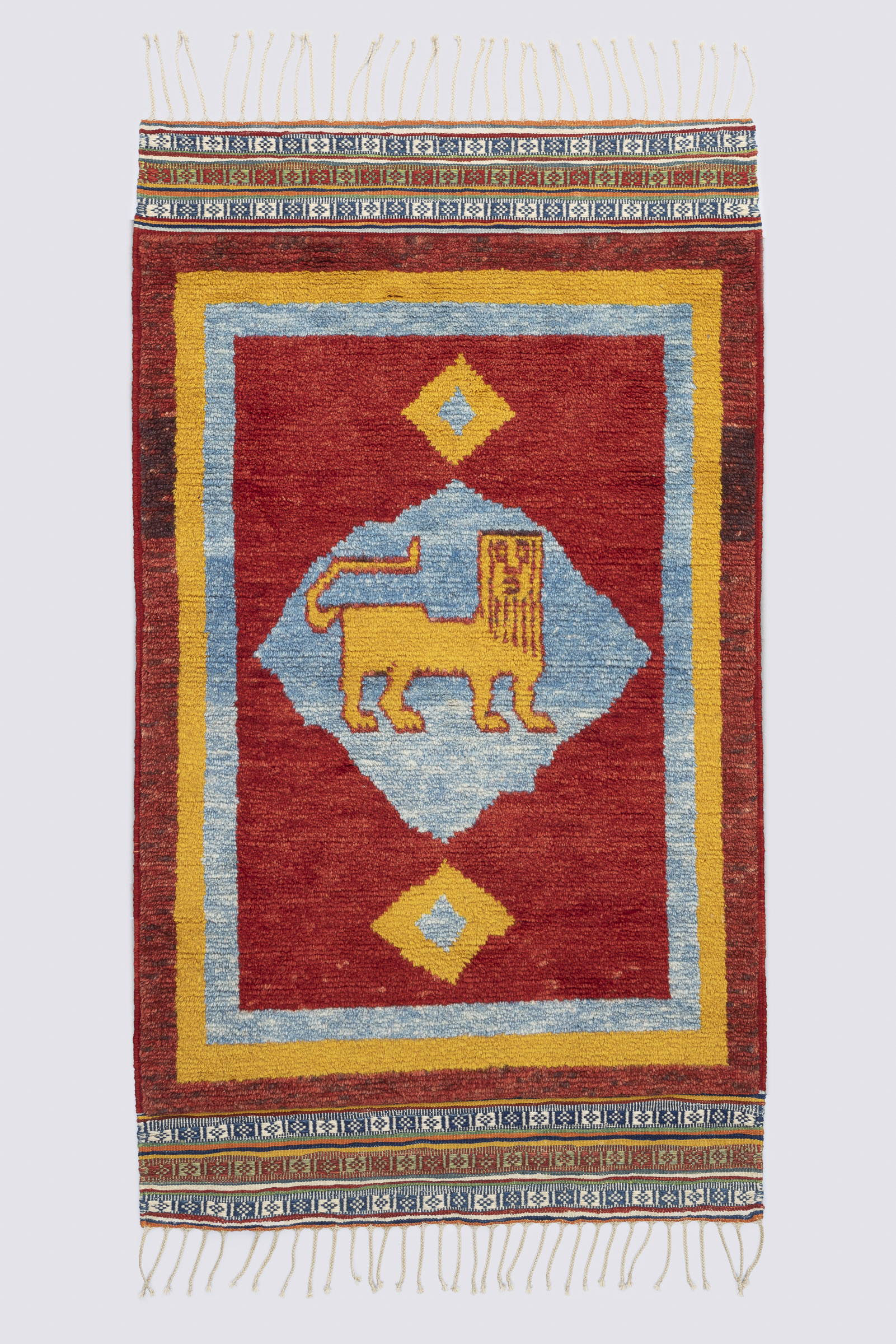 Rg081-Gabbeh New Weave Qashqai Fine Lion Gabbeh 179*102Cm - Image 1
