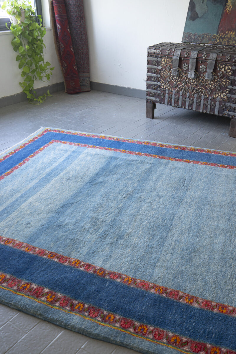 New Weave Bijar Blue Fields Gabbeh 230*193Cm - Image 3