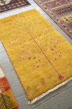 New Weave Qashqai Tree Yellow Persian Gabbeh 92*54CM - Image 2