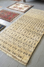 Vintage Qashqai self dye Fields Gabbeh Runner 163*80CM - Image 2