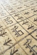 Vintage Qashqai self dye Fields Gabbeh Runner 163*80CM - Image 3