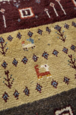 New Weave Qashqai Stripes Flora and Fauna Persian Gabbeh 92*60CM - Image 3