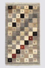 Contemporary Qashqai Checkered Gabbeh 142*86CM
