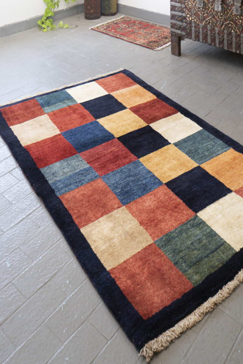 Super Fine Kashkouli Checkered Gabbeh 168*106Cm - Image 3