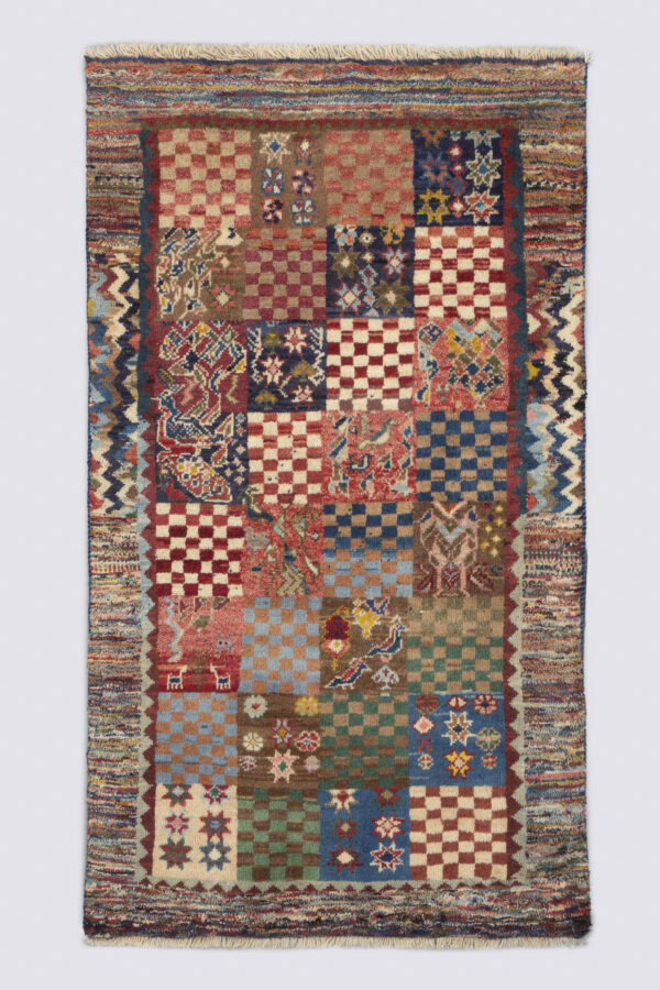 Checkered Qashqai Gabbeh