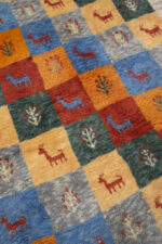 New Weave Qashqai Checkered Flora and Fauna Persian Gabbeh 158*96CM - Image 3