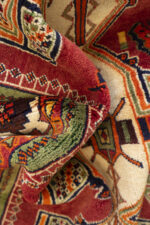 Qashqai DoghozLoo Green 3 Toranj Gabbeh 212*125CM - Image 8