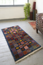 Cotemporary Lori Checkered Gabbeh 150*75CM - Image 2