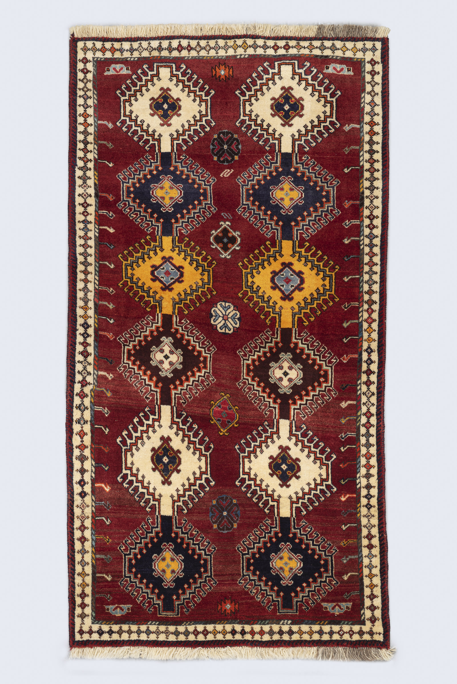 RG117-Gabbeh Qashqai DoghozLoo Howzi Gabbeh 199*104CM - Image 1