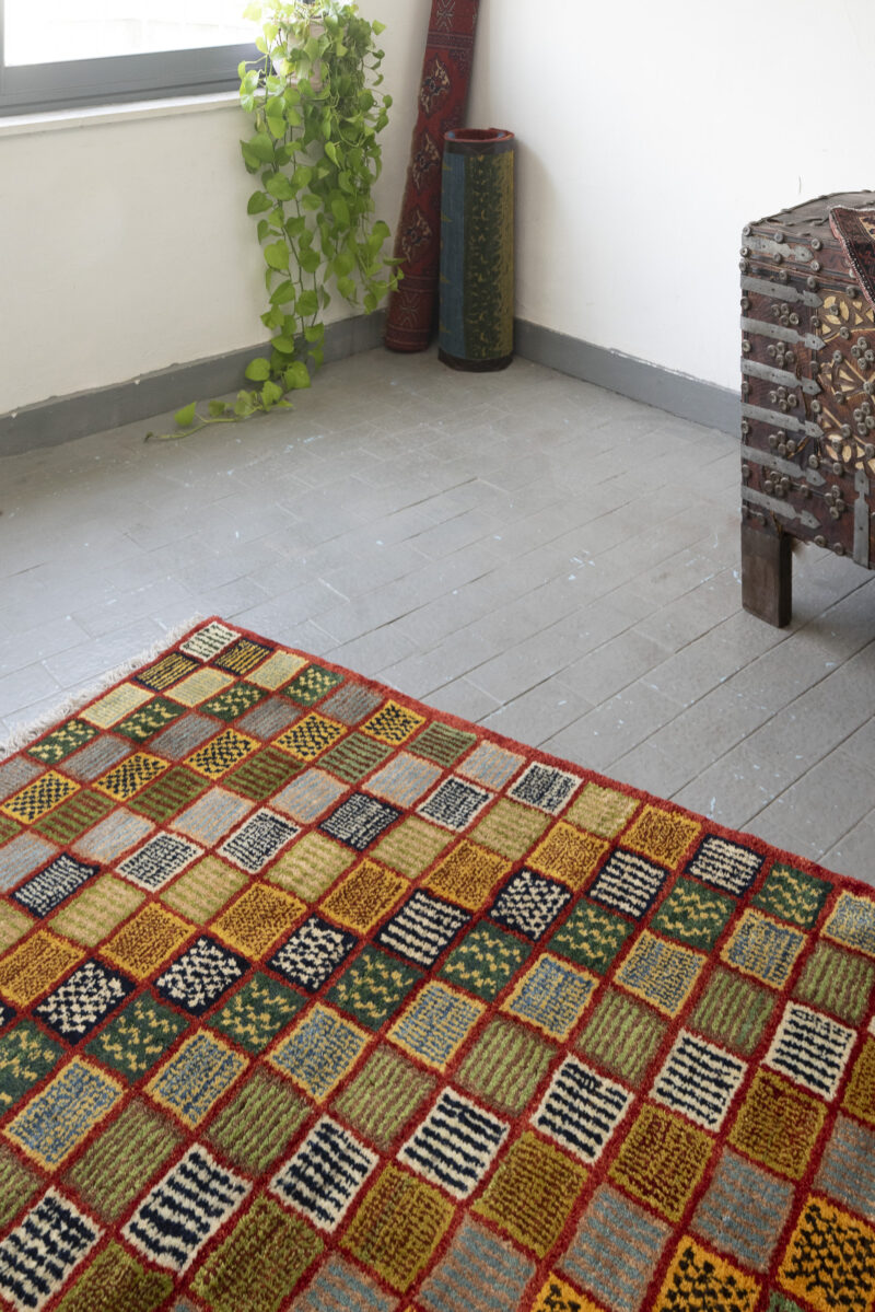 Cotemporary Lori Checkered Gabbeh 150*105Cm - Image 2