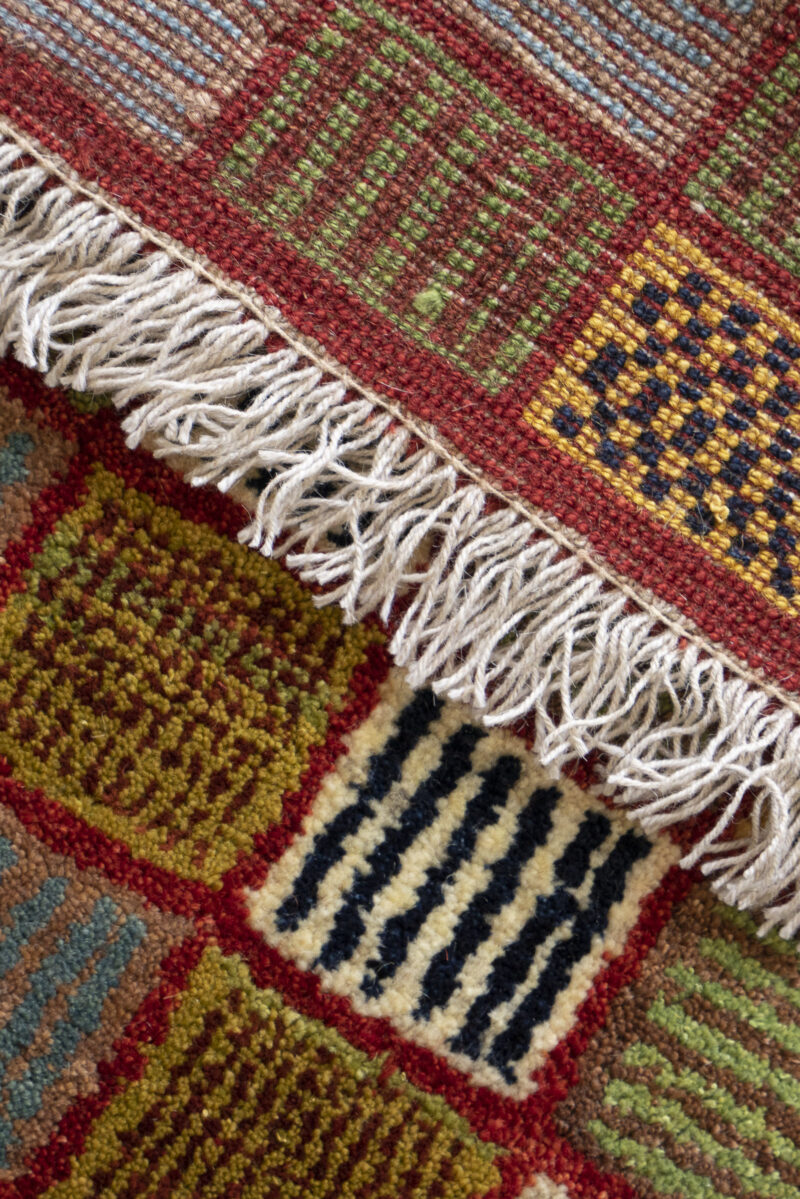 Cotemporary Lori Checkered Gabbeh 150*105Cm - Image 3