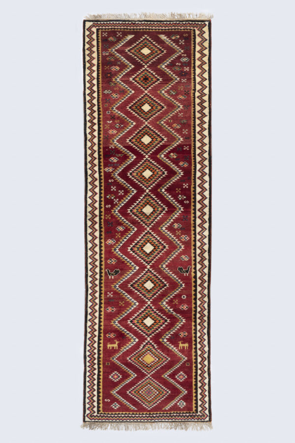 Qashqai Doghozloo Persian Gabbeh Ruuner