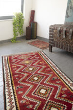 Qashqai DoghozLoo Persian Gabbeh Runner 342*106CM - Image 2