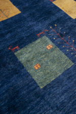 Qashqai Fine Navy abstract Landscape Gabbeh 192*145CM - Image 8
