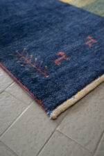 Qashqai Fine Navy abstract Landscape Gabbeh 192*145CM - Image 5