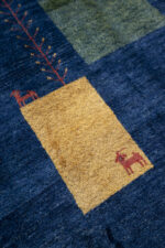 Qashqai Fine Navy abstract Landscape Gabbeh 192*145CM - Image 7